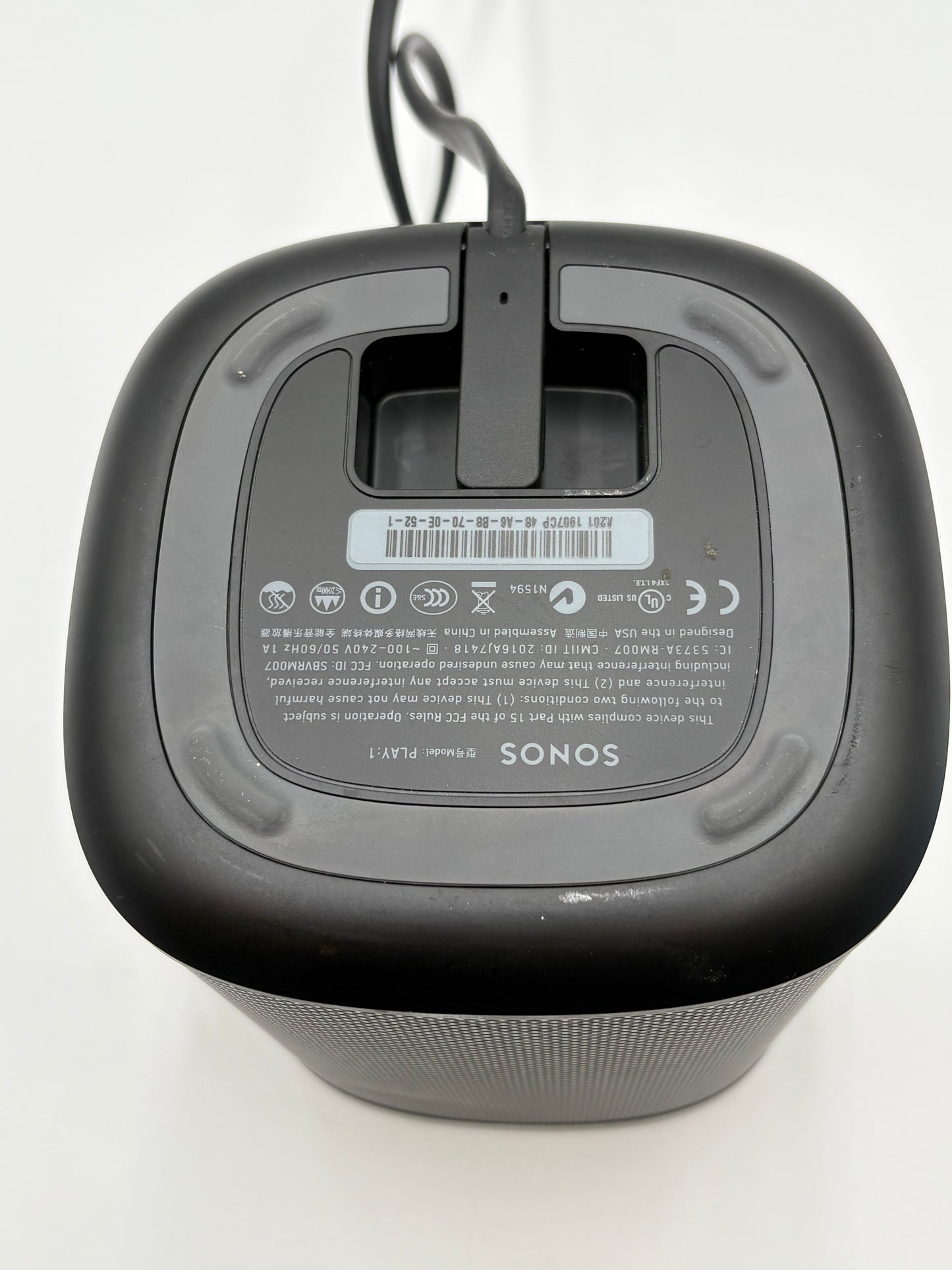Sonos Play:1 Compact Wireless Smart Speaker Black PLAY1US1BLK