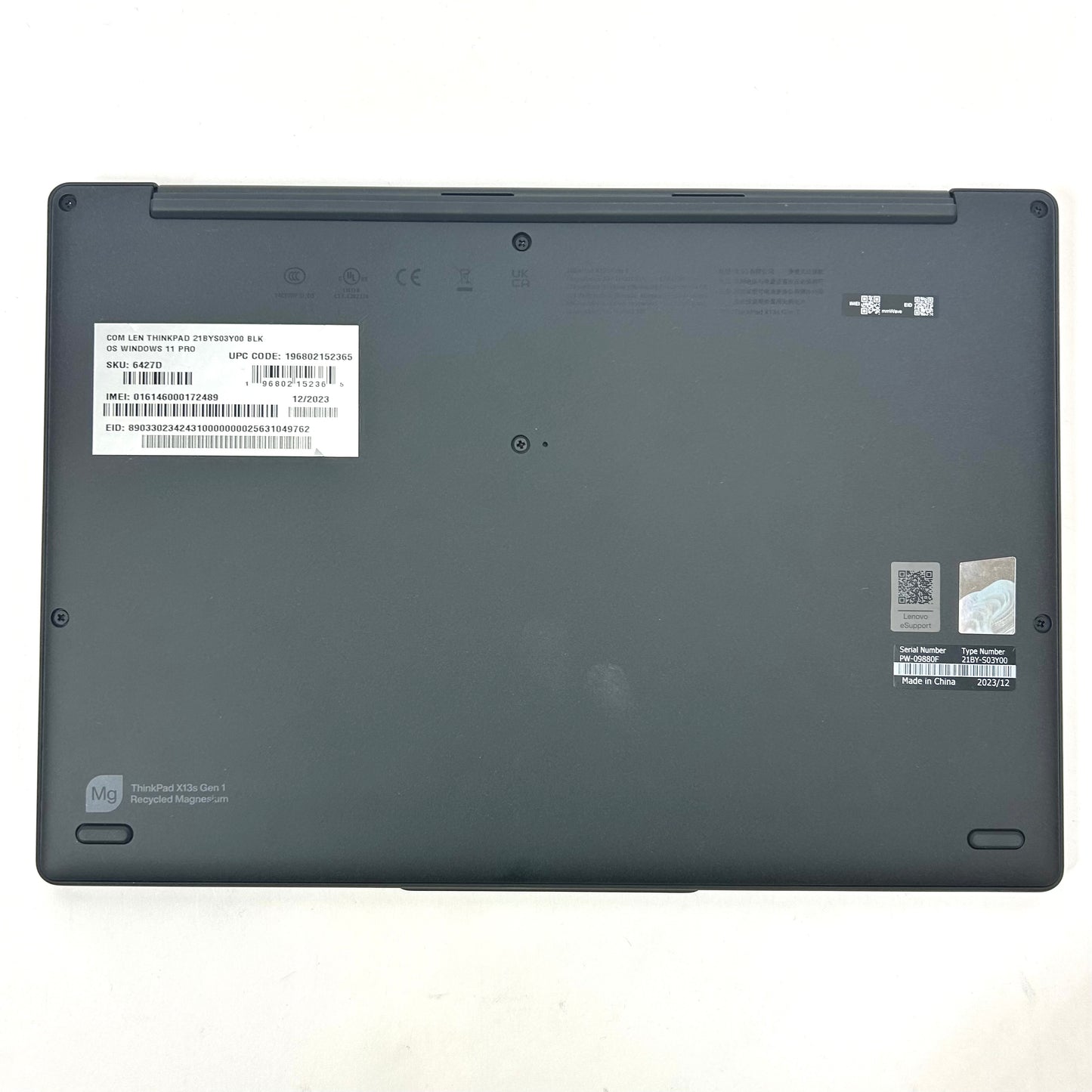 Lenovo ThinkPad X13s 21BY-S03Y00 Snapdragon 8xc Gen 3 16GB RAM 512GB