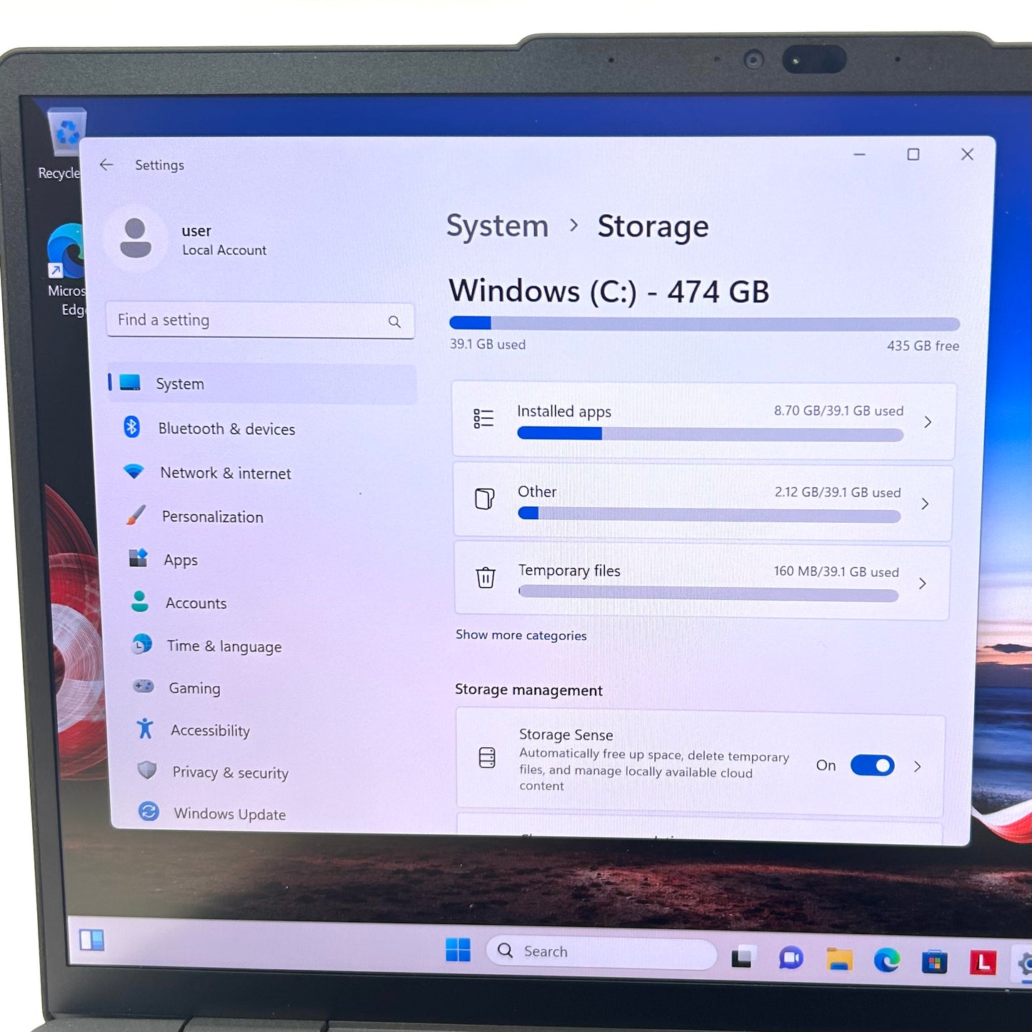 Lenovo ThinkPad X13s 21BY-S03Y00 Snapdragon 8xc Gen 3 16GB RAM 512GB