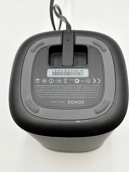 Sonos Play:1 Compact Wireless Smart Speaker Black PLAY1US1BLK