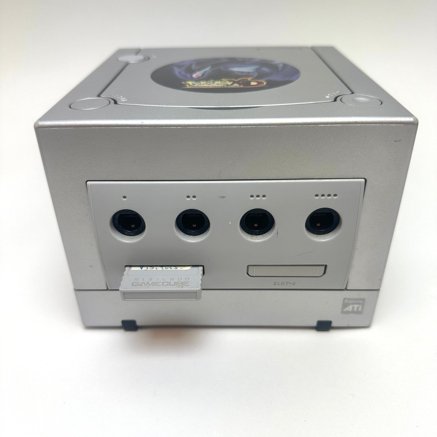 Nintendo GameCube Pokemon XD Gale of Darkness Limited Edition Video Game Console DOL-101 Silver