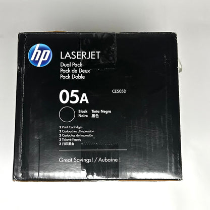 New HP 05A CE505D Black Print Cartridge