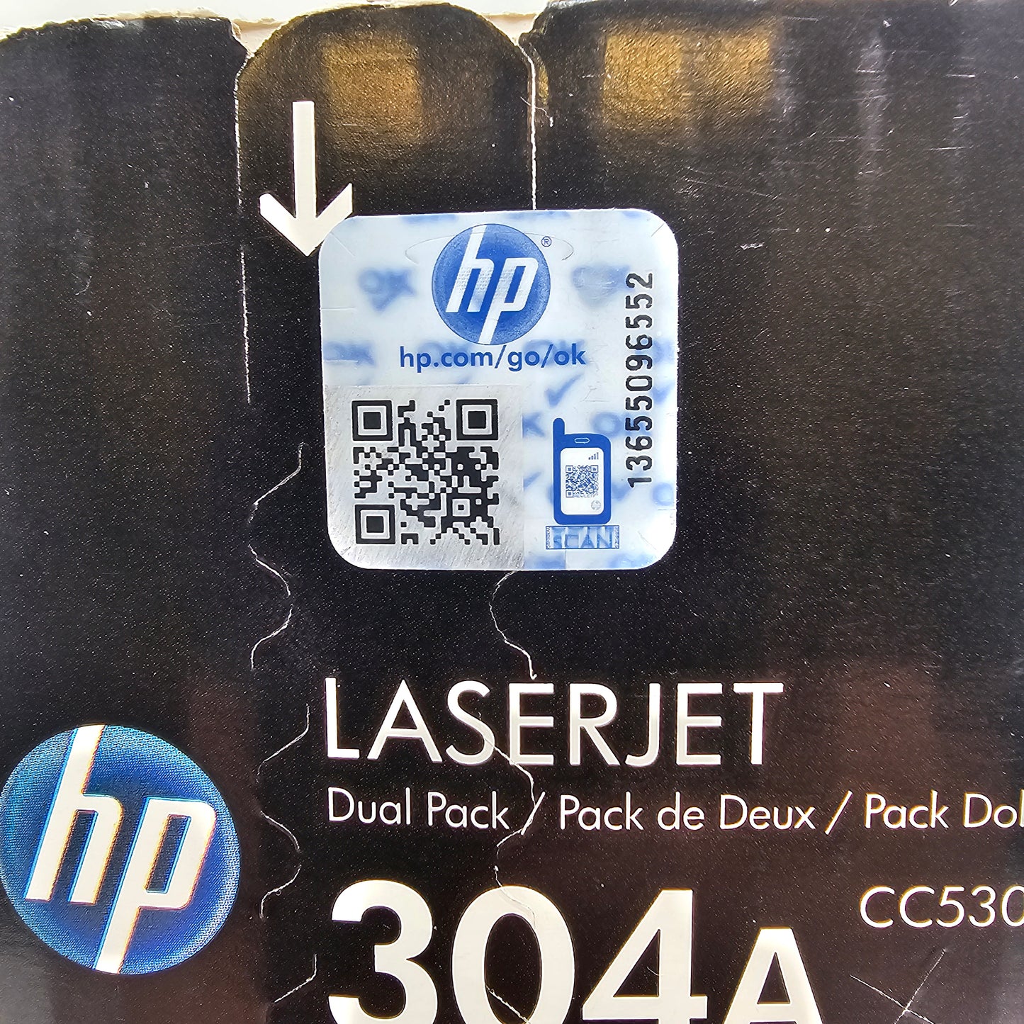 New HP 304A CC530AD Black Toner Cartridge