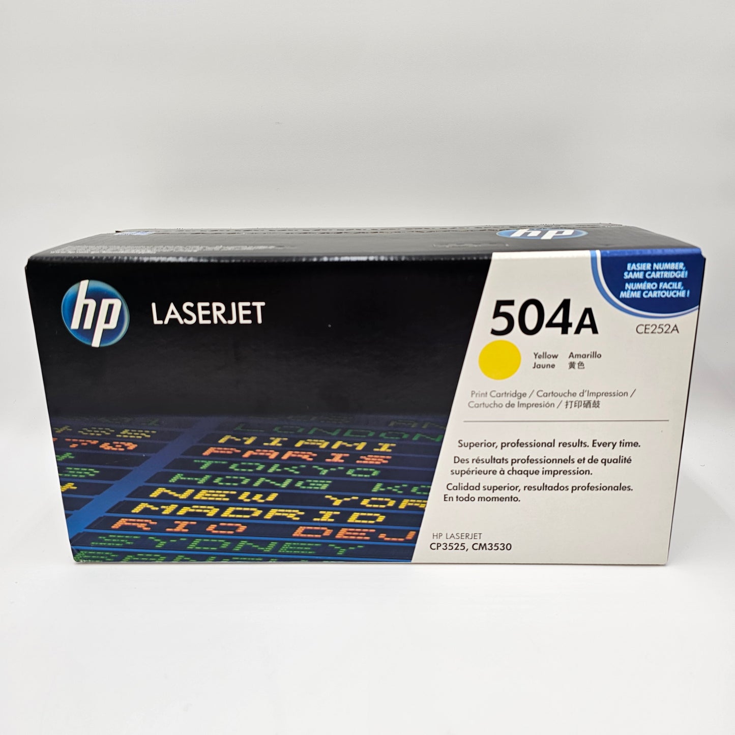 New HP 504A Yellow Toner Cartridge