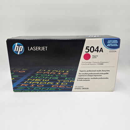 New HP 504A  Magenta Toner Cartridge