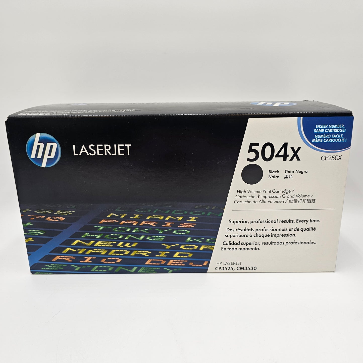 New HP 504X  Black Toner Cartridge