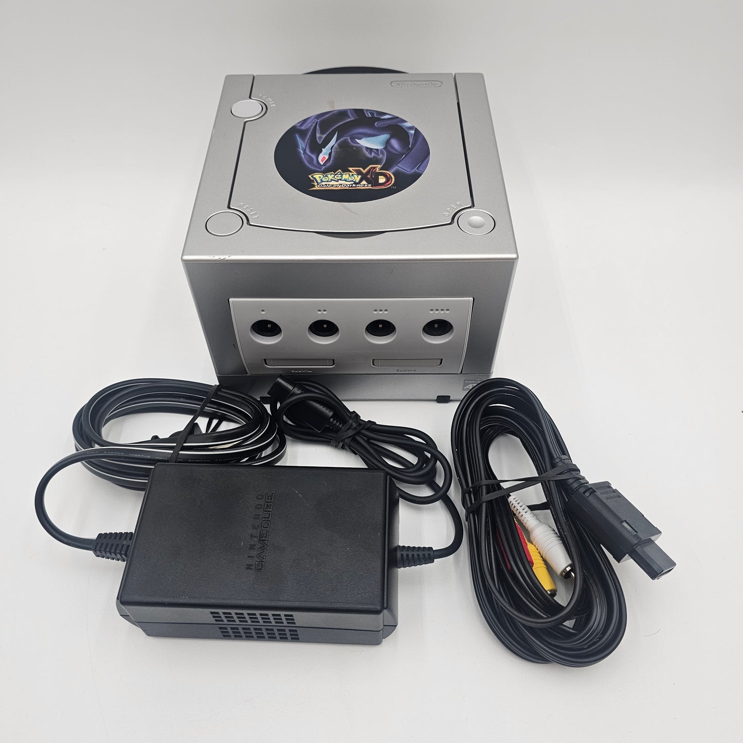 Nintendo GameCube Pokemon XD Gale of Darkness Limited Edition Video Game Console DOL-101 Silver