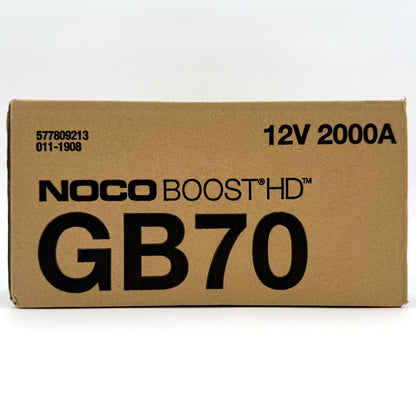 New NOCO Boost HD 12V 2000A 56Wh Lithium Jump Starter GB70