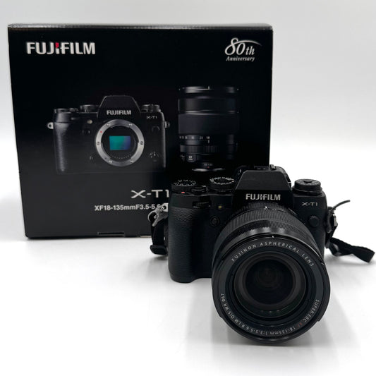 Fujifilm X-T1 16.3MP Mirrorless Interchangeable Lens Camera with Super EBC 18-135mm Lens