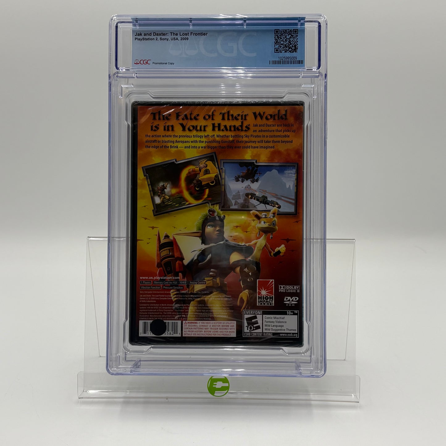New Jak and Daxter: The Lost Frontier (Sony PlayStation 2 PS2, 2009)