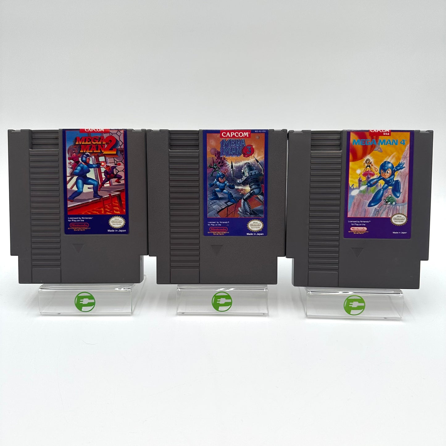 Mega Man 2 3 and 4 Bundle  (Nintendo NES,  1989, 1990, 1991)