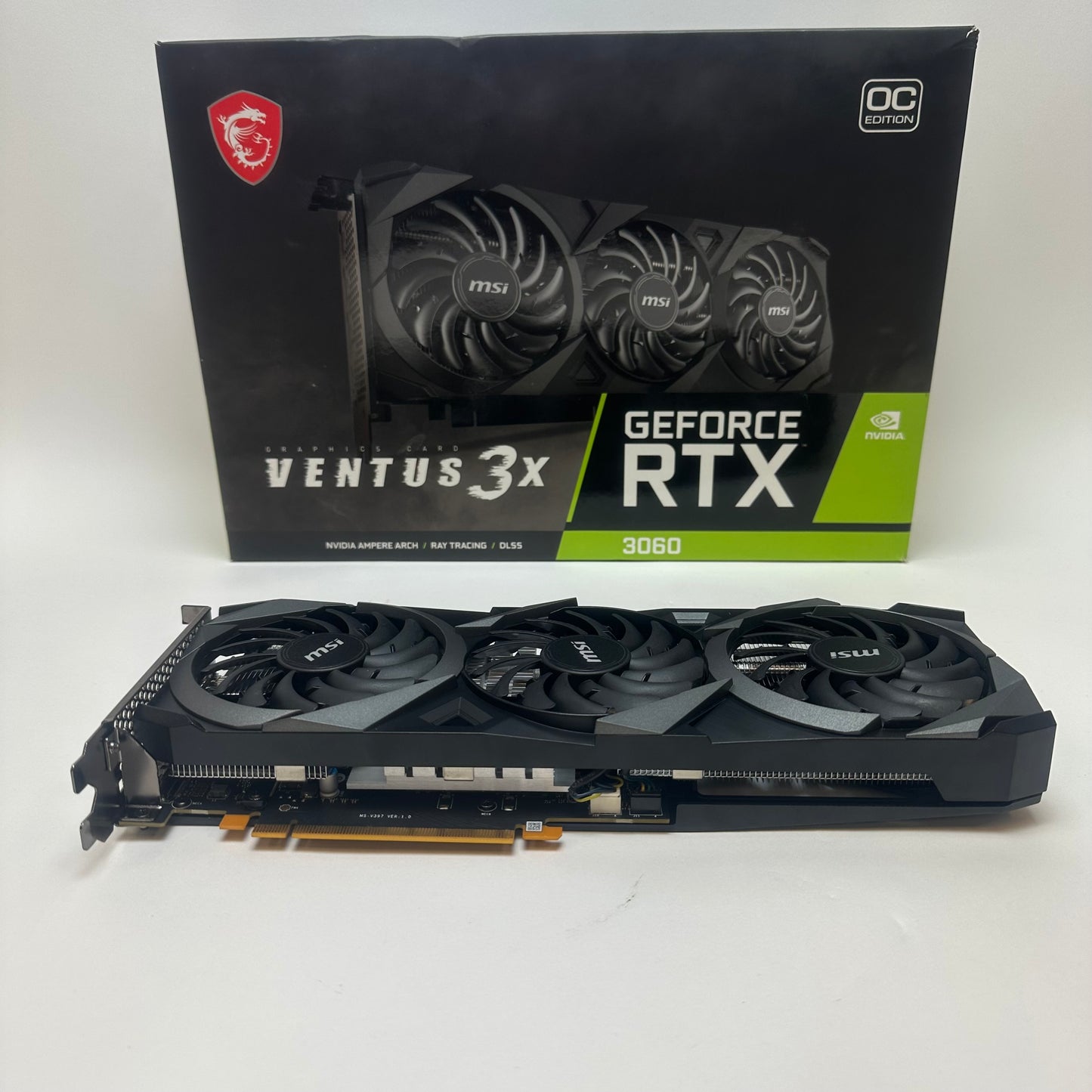 New MSI GeForce RTX 3060 VENTUS 3X 12G OC 12GB GDDR6 Graphics Card 912-V397-282