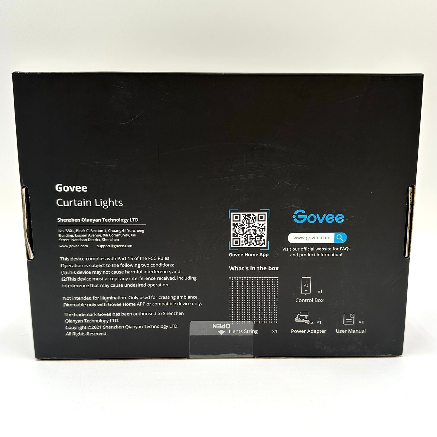 New Govee Curtain Lights 520 LED 4.9ft x 6.5ft H70B1