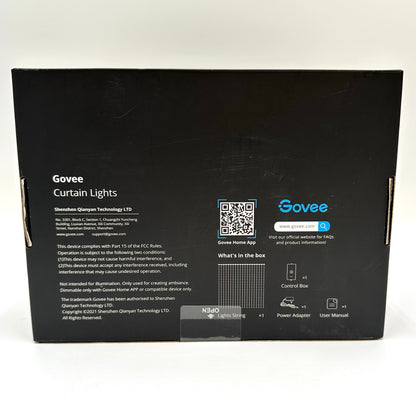 New Govee Curtain Lights 520 LED 4.9ft x 6.5ft H70B1