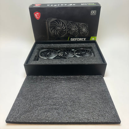 New MSI GeForce RTX 3060 VENTUS 3X 12G OC 12GB GDDR6 Graphics Card 912-V397-282