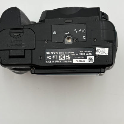 Sony Alpha 300 10.2MP Digital SLR DSLR Camera