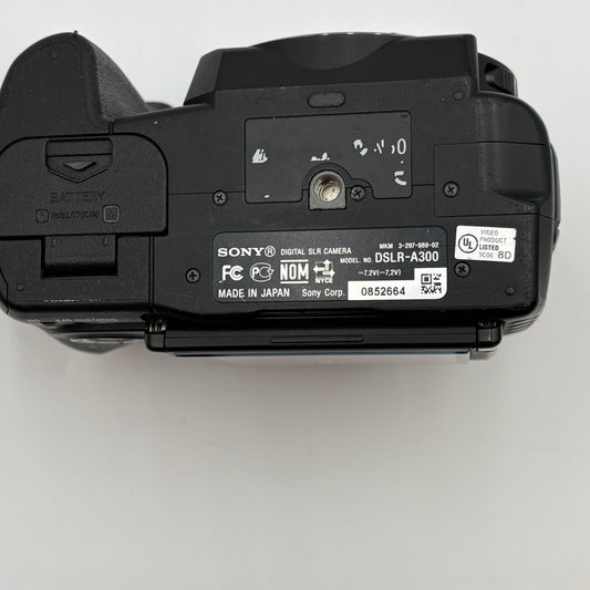 Sony Alpha 300 10.2MP Digital SLR DSLR Camera