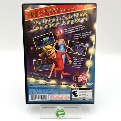 Buzz The Mega Quiz [Bundle] (Sony PlayStation 2 PS2, 2007)