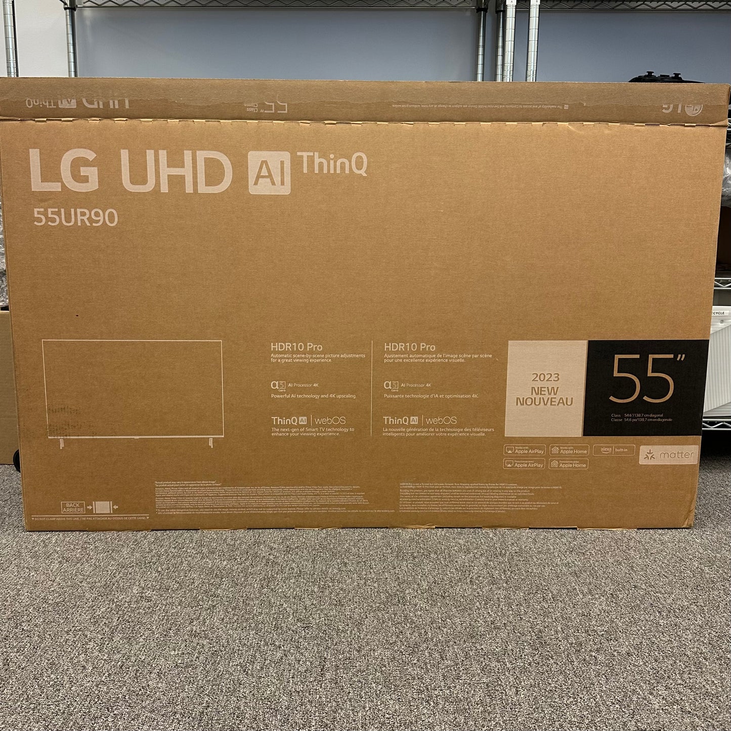 New 2023 LG 55" 55UR90 Al ThinQ Ultra HD 4K Smart TV