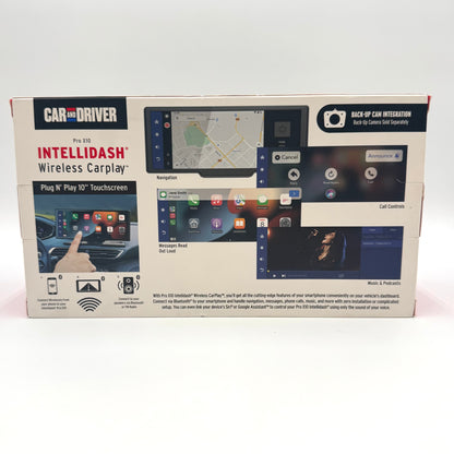 New Car and Driver Pro X10 Intellidash Wireless Carplay Plug N' Play 10