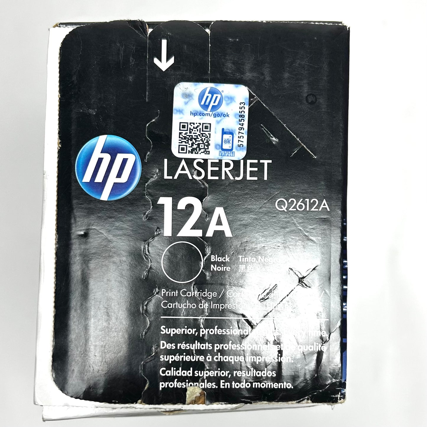 New HP 12A Q2612A Black Print Cartridge