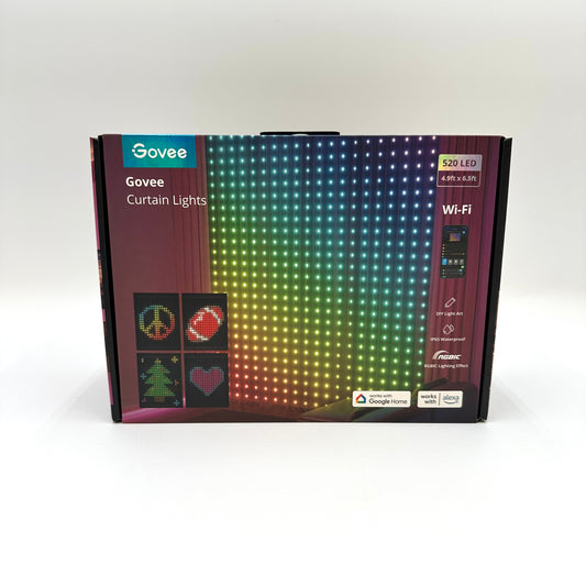 New Govee Curtain Lights 520 LED 4.9ft x 6.5ft H70B1