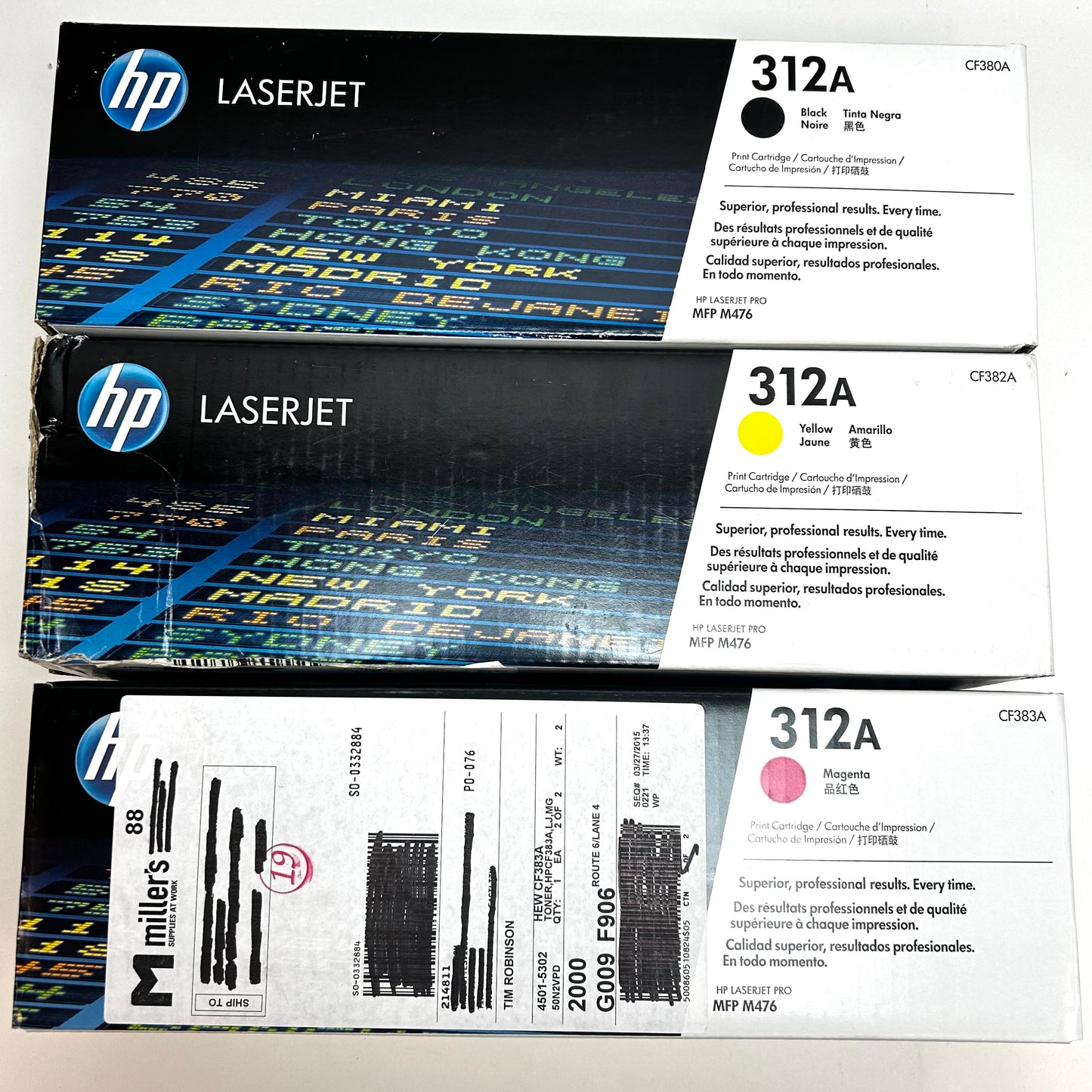 New HP 312A CF380A Multi-Pack Print Cartridge