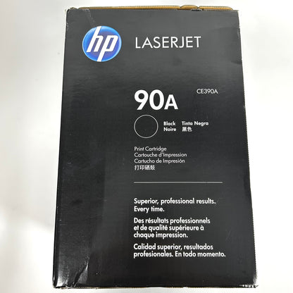 New HP 90A CE390A Black Print Cartridge