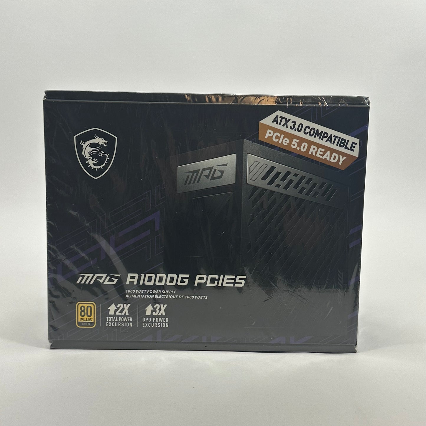 New MSi MPG A1000G MPGA1000GPCIE5 80 Plus Gold 1000W Fully Modular Power Supply