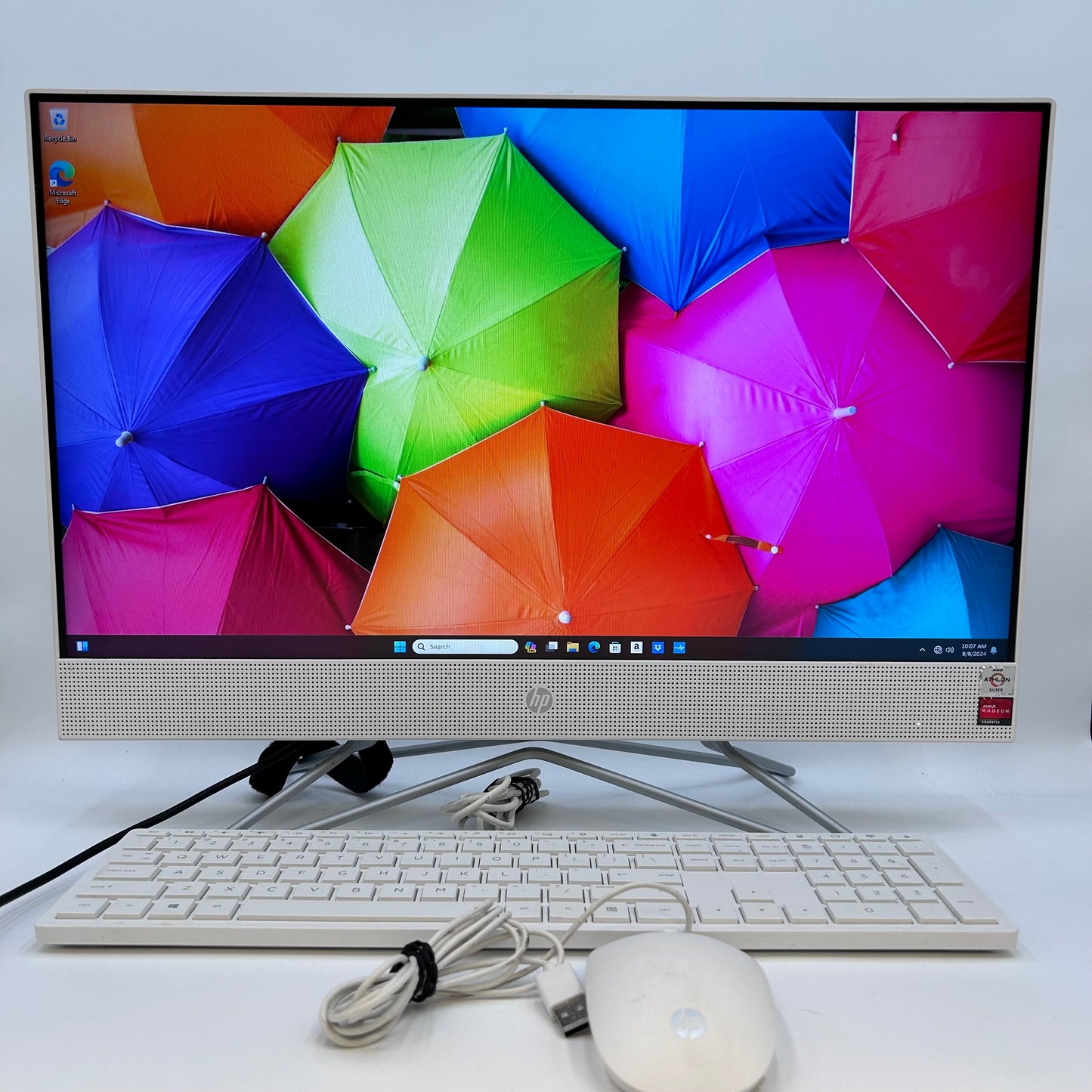 HP Pavilion All-In-One 24-dd0 23.8" AMD Athlon Silver 3050U 2.30GHz 8GB RAM Radeon Graphics