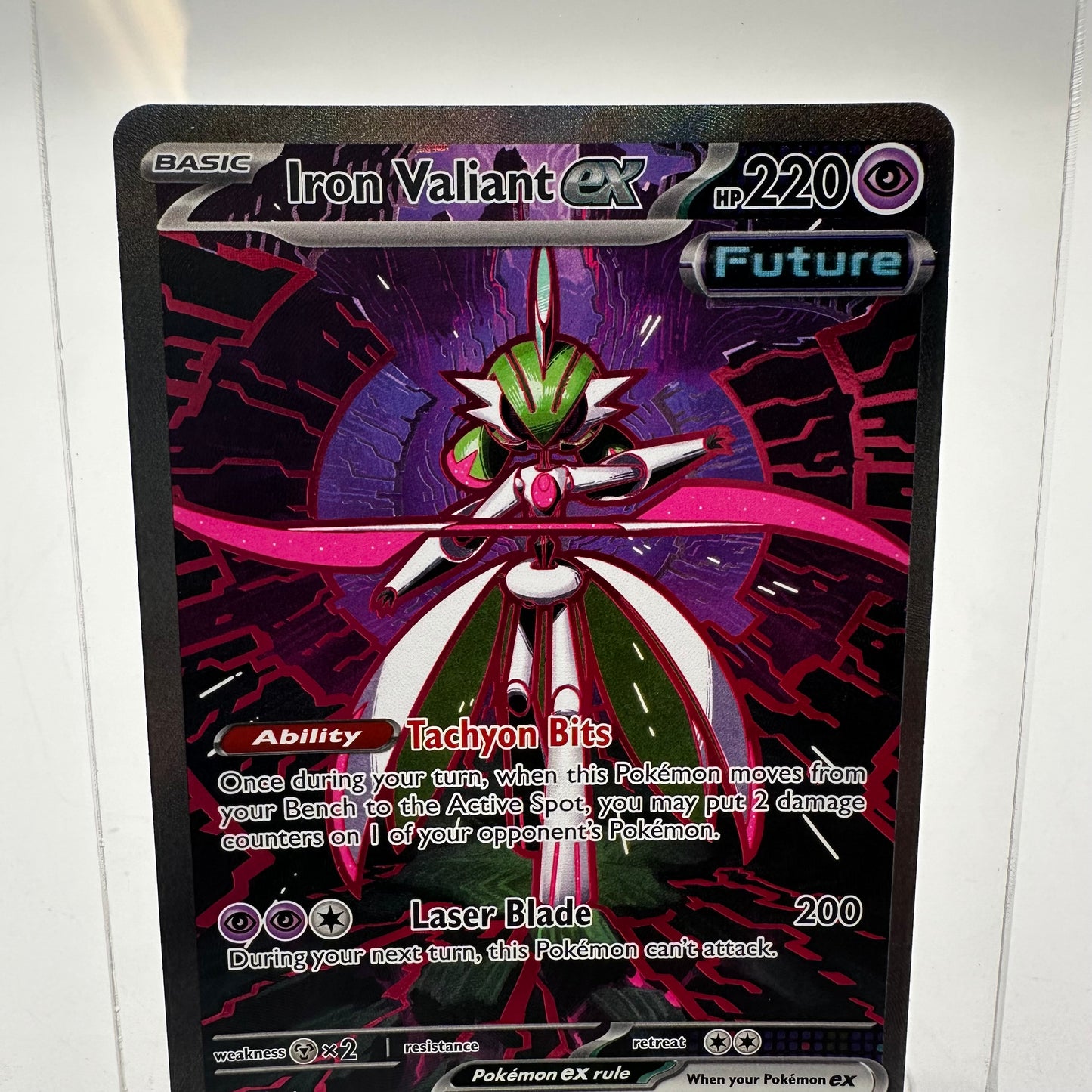 Pokémon TCG Iron Valiant EX #157 Prismatic Evolutions Holo NM