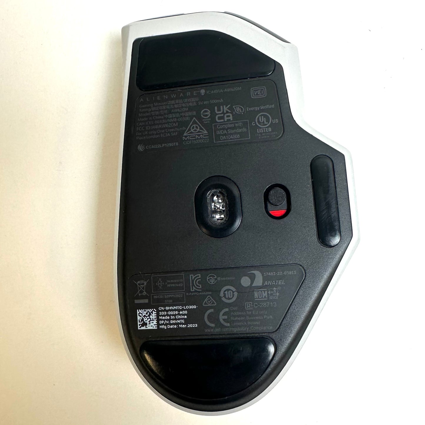 Alienware Wireless Optical Gaming Mouse AW620M