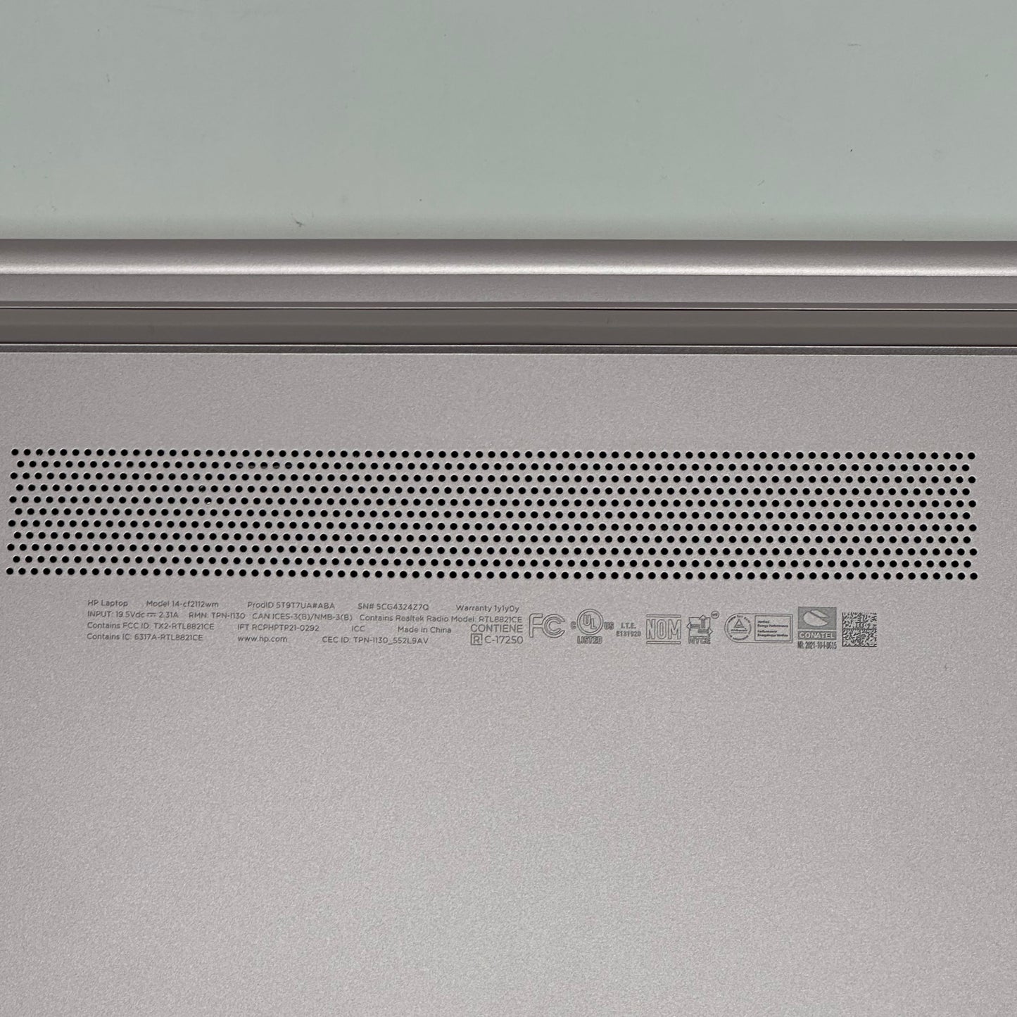 HP Laptop 14-CF2112WM 14" Celeron N4120 1.1GHz 4GB RAM 64GB SSD