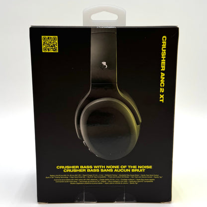 New Skullcandy Crusher Anc 2 XT Over-Ear Headphones True Black S6CAW