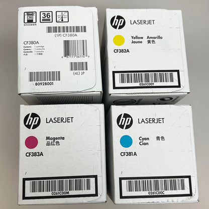 New HP 312A CF380A Multi-Pack Print Cartridge