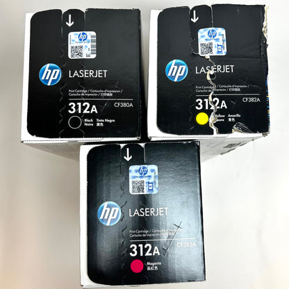 New HP 312A CF380A Multi-Pack Print Cartridge