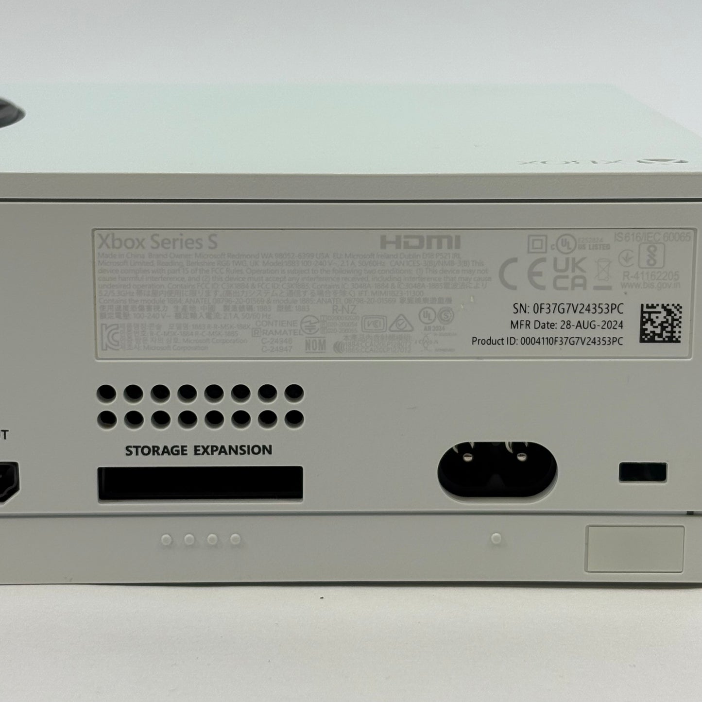 Microsoft Xbox Series S 512GB Console Gaming System White 1883