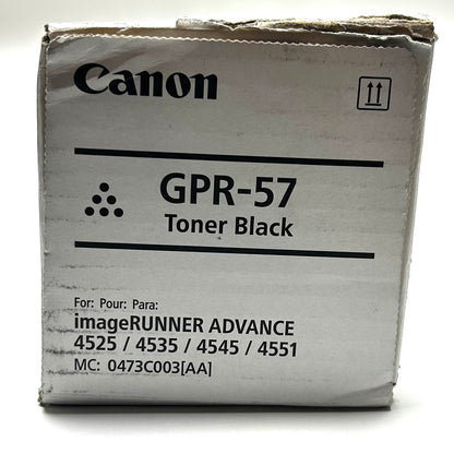 New Canon GPR-57 0473C003AA Black Toner Cartridge