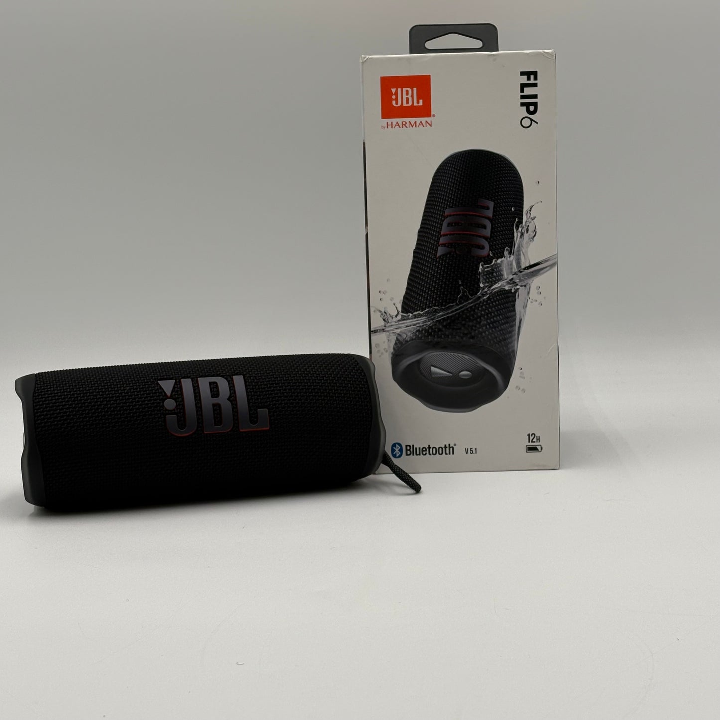 JBL Flip 6 Portable Waterproof Bluetooth Speaker Black JBLFLIP6G