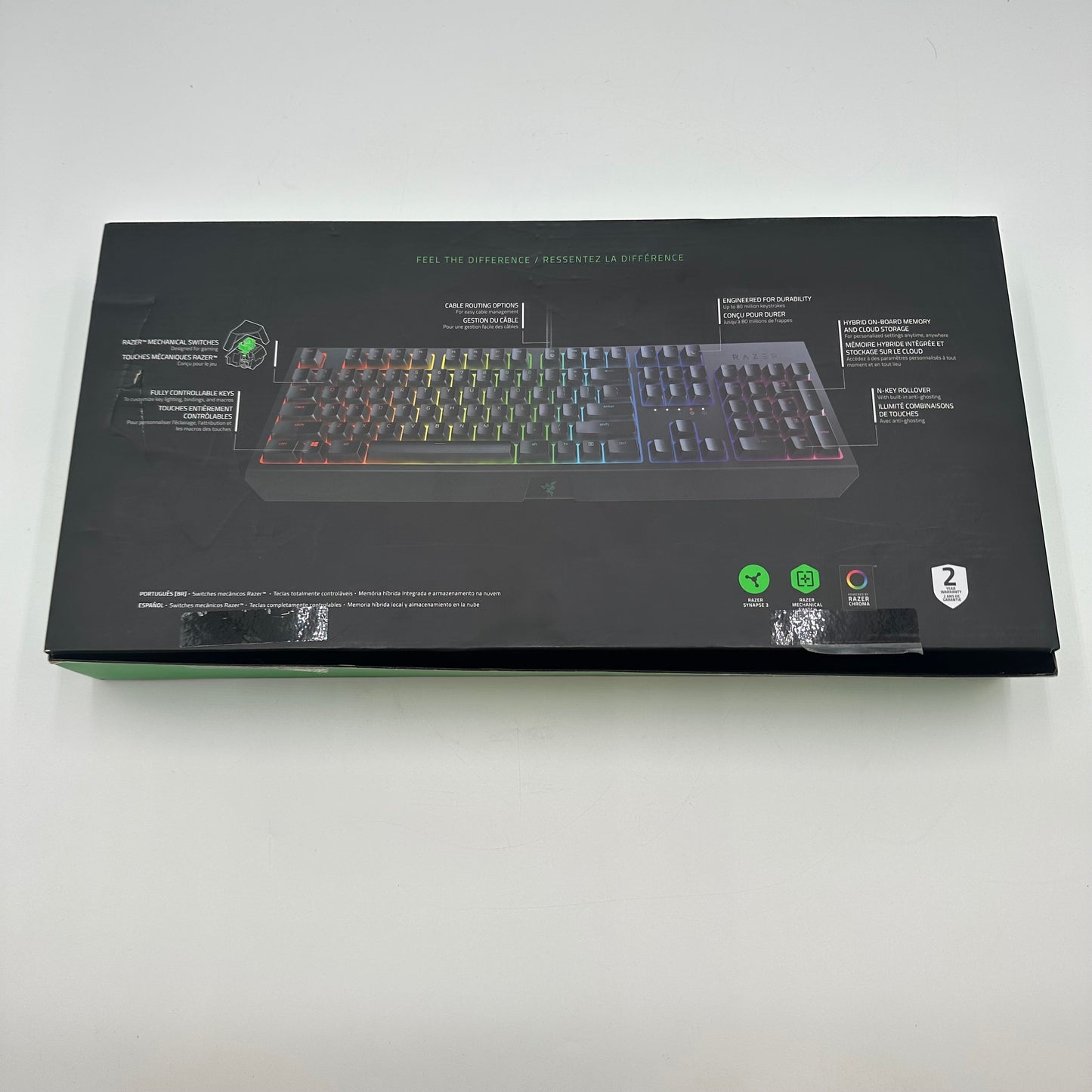 Razer BlackWidow V4 RZ03-02860100-R3M1 Wired Keyboard Black