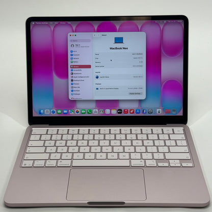 2026 Apple MacBook Neo 13" A18 Pro 5C GPU 4.0GHz 8GB RAM 256GB SSD MHFH4LL/A