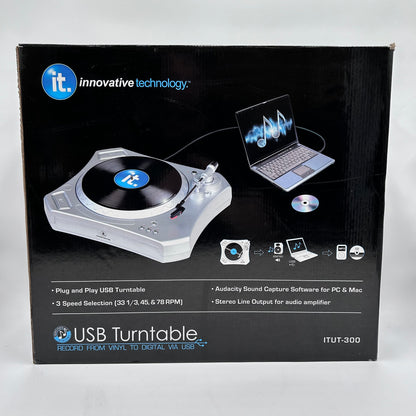 Innovative Technology USB Turntable ITUT-300