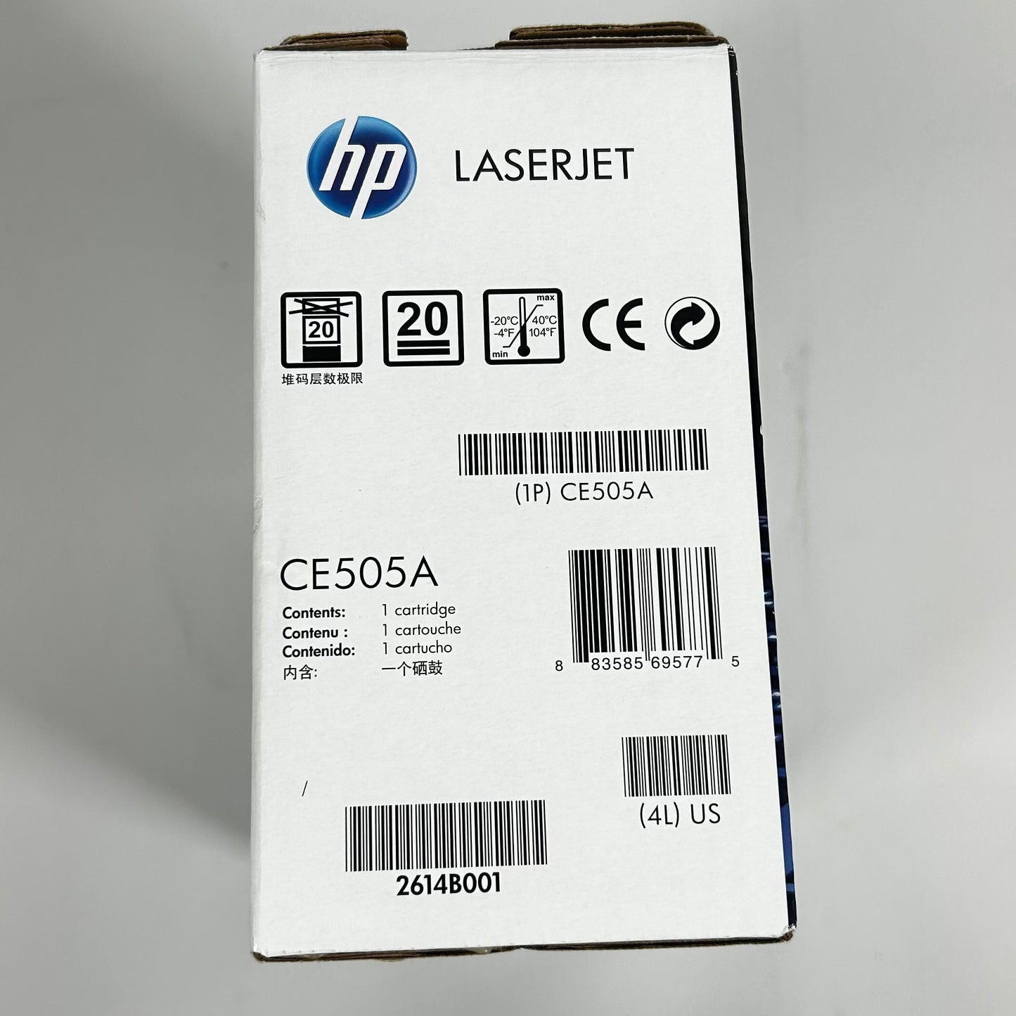 New HP 05A CE505A Black Print Cartridge