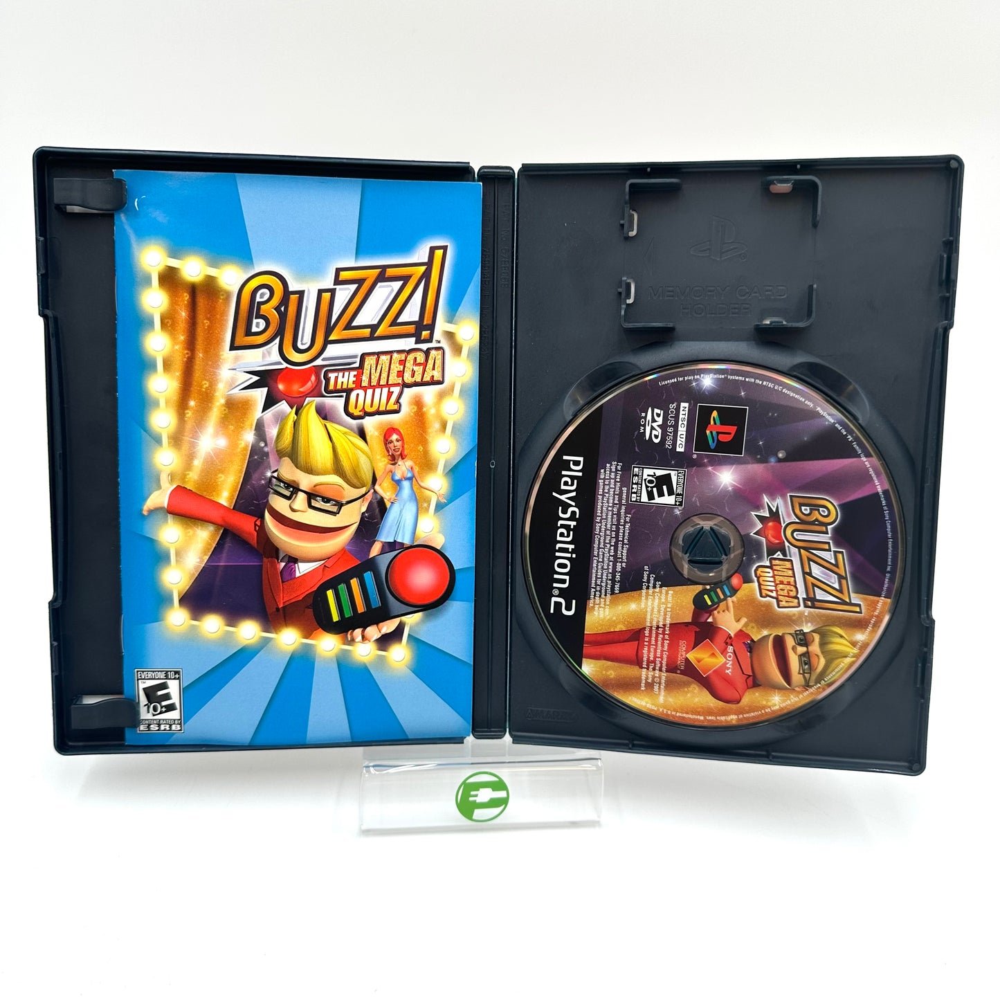 Buzz The Mega Quiz [Bundle] (Sony PlayStation 2 PS2, 2007)