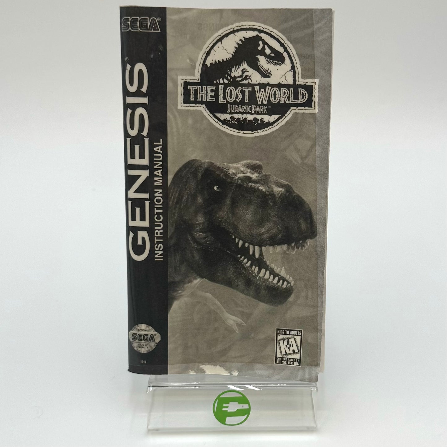 The Lost World: Jurassic Park (Sega Genesis, 1997) - Manual ONLY