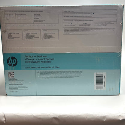 New HP Laser Jet Pro MFP 3101sdw Black and White Printer SHNGC-2001-02