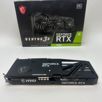 New MSI GeForce RTX 3060 VENTUS 3X 12G OC 12GB GDDR6 Graphics Card 912-V397-282