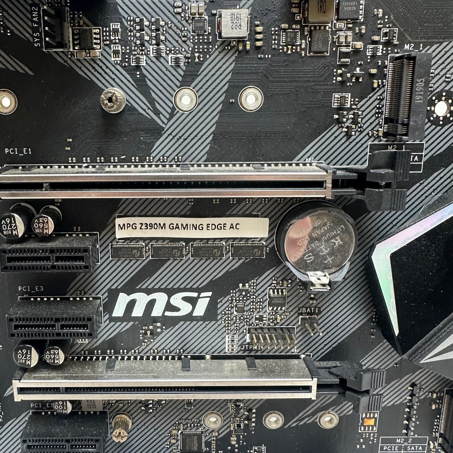 MSi MPG Z390M GAMING EDGE AC 1151 microATX and Intel Core i5 9th Gen. CPU