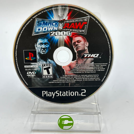 WWE Smackdown vs. Raw 2006 (Sony PlayStation 2 PS2, 2005) (Disc Only)