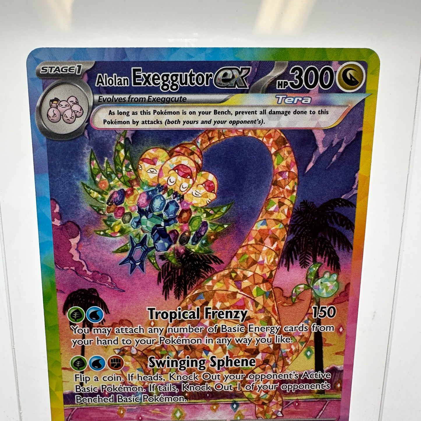 Pokémon TCG Alolan Exeggutor EX 242/191 Surging Sparks Holo 